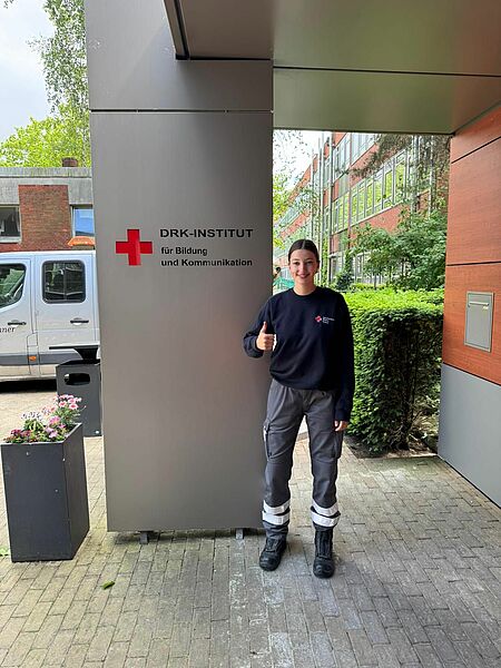 Helfer vor IBK in Münster